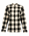 burnside 5215 ladies' boyfriend flannel Front Thumbnail