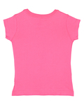 Rabbit Skins 3316 Toddler Girls' Fine Jersey T-Shirt Back Thumbnail