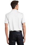 port authority k497 poly-charcoal blend pique polo Back Thumbnail