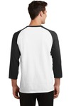 Port & Company PC55RS Core Blend 3/4-Sleeve Raglan Tee Back Thumbnail