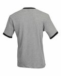 Tultex 246 Unisex Jersey Ringer Tee Back Thumbnail