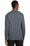 sport-tek k368 dri-mesh ® long sleeve t-shirt Back Thumbnail