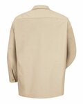 red kap sp14long long size, long sleeve industrial work shirt Back Thumbnail