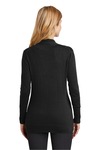 port authority lsw289 ladies open front cardigan sweater Back Thumbnail
