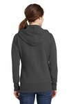 port & company lpc78zh ladies core fleece full-zip hooded sweatshirt Back Thumbnail