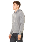 Bella + Canvas 3909 Unisex Triblend Sponge Fleece Full-Zip Hoodie Side Thumbnail