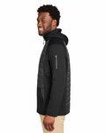 core365 ce808 unisex techno lite hybrid hooded jacket Side Thumbnail