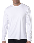 hanes 482l adult cool dri® with freshiq long-sleeve performance t-shirt Front Thumbnail