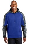 Sport-Tek ST231 Sport-Wick ® Mineral Freeze Fleece Colorblock Hooded Pullover Front Thumbnail
