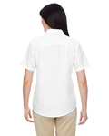 Harriton M580W Ladies' Key West Short-Sleeve Performance Staff Shirt Back Thumbnail