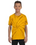 Tie-Dye CD101Y Youth 5.4 oz. 100% Cotton Spider T-Shirt Front Thumbnail