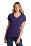 Port & Company LPC330V Ladies Tri-Blend V-Neck Tee Front Thumbnail