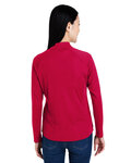 core365 ce418w ladies' origin performance pique quarter-zip Back Thumbnail