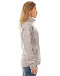burnside 5901 ladies' sweater knit jacket Side Thumbnail