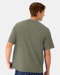 Hanes 5180R Beefy-T® Retro Street T-Shirt Back Thumbnail