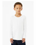 bella + canvas 3513y youth triblend long-sleeve t-shirt Front Thumbnail