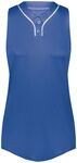 augusta sportswear 6914 girls cutter+ sleeveless jersey Front Thumbnail