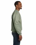 hanes p1607 unisex ecosmart® 50/50 crewneck sweatshirt Side Thumbnail