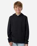 Team 365 TT400Y Youth Squad Hooded Tech Fleece Pullover Front Thumbnail