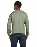 hanes p1607 unisex ecosmart® 50/50 crewneck sweatshirt Back Thumbnail