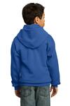 Port & Company PC90YH Youth Core Fleece Pullover Hooded Sweatshirt Back Thumbnail