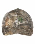 outdoor cap cwf315 camo cap with american flag undervisor Front Thumbnail
