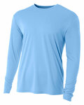 A4 NB3165 Youth Long Sleeve Cooling Performance Crew Shirt Front Thumbnail