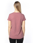 Threadfast Apparel 200RV Ladies' Ultimate V-Neck T-Shirt Back Thumbnail