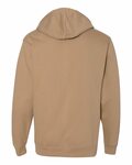 independent trading co. ss4500 midweight hooded sweatshirt Back Thumbnail