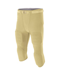 a4 n6181 men's flyless football pant Front Thumbnail