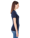 American Apparel 2356W Ladies' Fine Jersey Short-Sleeve V-Neck Side Thumbnail
