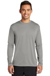 Port & Company PC380LS Long Sleeve Performance Tee Front Thumbnail