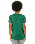 Bella + Canvas 3413Y Youth Triblend Short-Sleeve T-Shirt Back Thumbnail