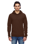 american apparel 5495w unisex california fleece pullover hoodie Back Thumbnail