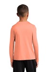 Sport-Tek YST420LS Youth Posi-UV ™ Pro Long Sleeve Tee Back Thumbnail