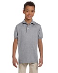 Jerzees 437Y Youth SpotShield™ Jersey Polo Front Thumbnail