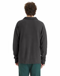 ComfortWash by Hanes GDH490 Unisex Garment Dye Polo Collar Sweatshirt Back Thumbnail