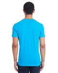 threadfast apparel 152a men's invisible stripe short-sleeve t-shirt Back Thumbnail