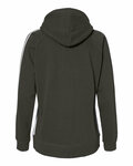 j america 8642 ladies' rival pullover hooded sweatshirt Back Thumbnail