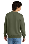 district dt1106 perfect weight ® fleece crew Back Thumbnail