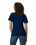 Gildan 64800L Ladies' Softstyle Double Pique Polo Back Thumbnail