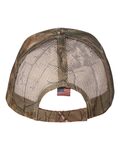 kati lc350m camo woven usa flag mesh cap Back Thumbnail