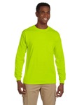 gildan g241 ultra cotton ® 100% cotton long sleeve t-shirt with pocket Front Thumbnail