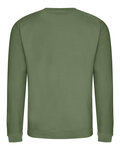 Just Hoods By AWDis JHA030 Adult Midweight College Crewneck Sweatshirt Back Thumbnail