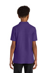 Port Authority Y200 Youth Wearever Signature Pique Polo Back Thumbnail