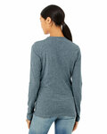 bella + canvas b6500 ladies' jersey long-sleeve t-shirt Back Thumbnail