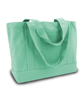 liberty bags 8870 seaside cotton pigment dyed resort tote Side Thumbnail