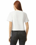 american apparel 102am women's fine jersey boxy tee Back Thumbnail