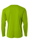 A4 N3165 Cooling Performance Long Sleeve T-Shirt Back Thumbnail