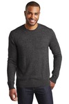 Port Authority SW417 Marled Crew Sweater Front Thumbnail